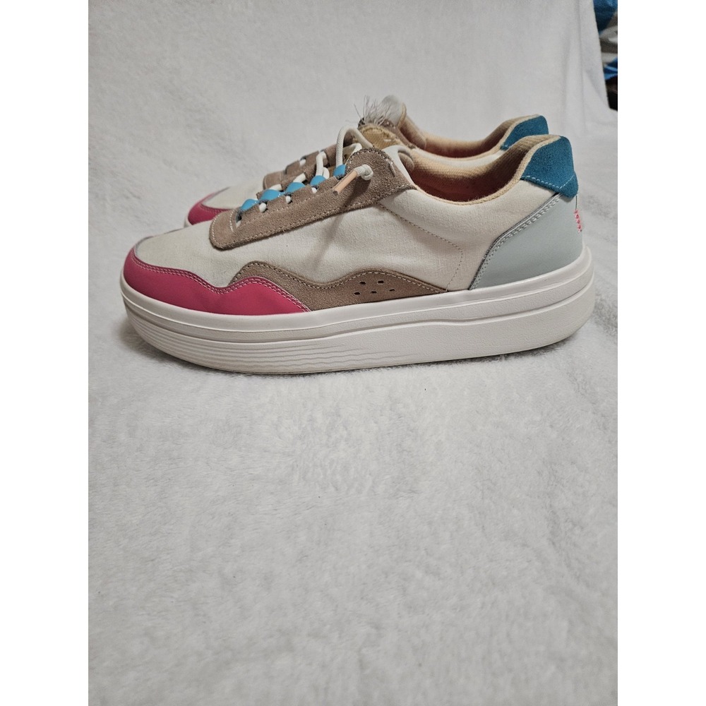 Hey Dude Hudson Lift Colorblock Sneakers Womens Size 11 Casual Shoes
